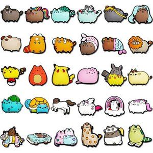 20 pcs Cute Animals Shoe Charms for CROCS